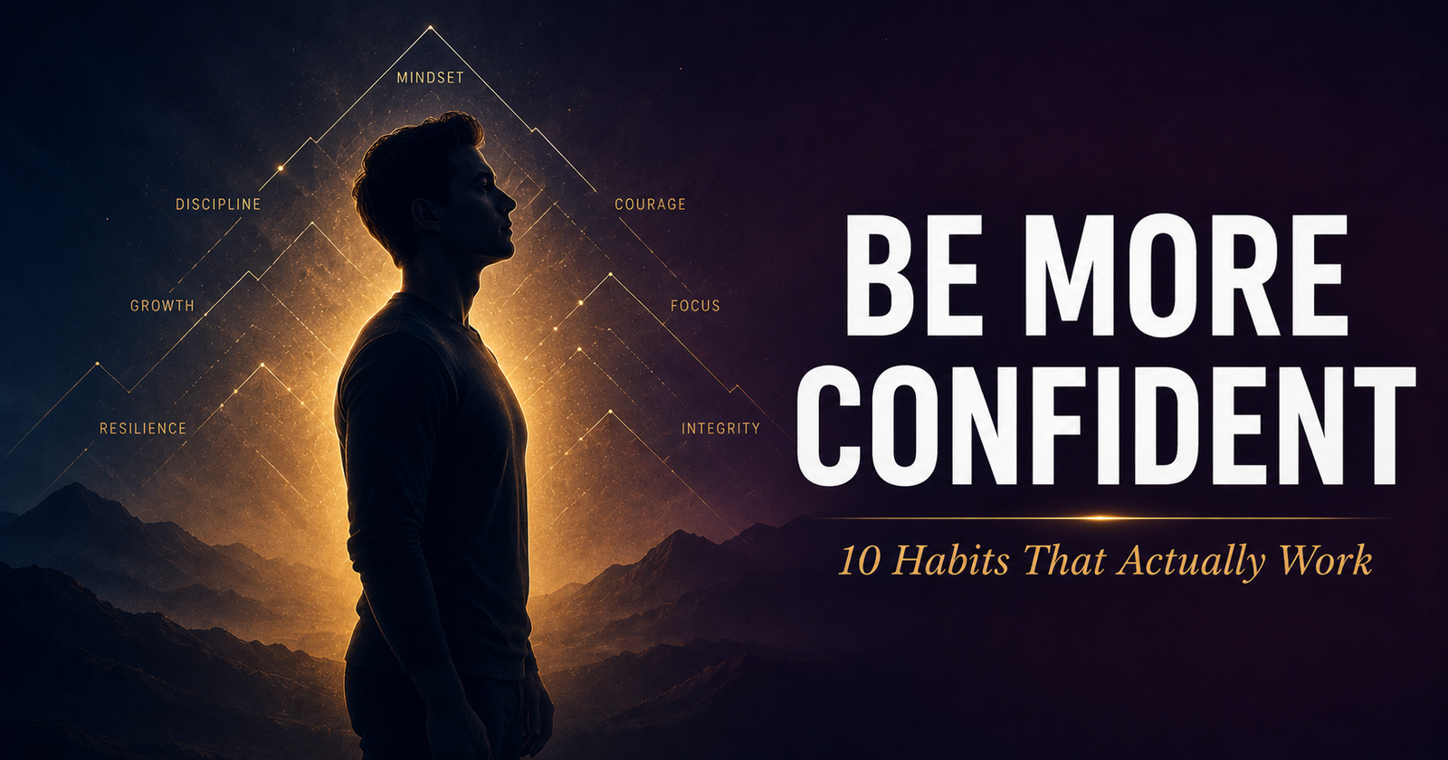 how to be more confident - habits of genuinely confident people