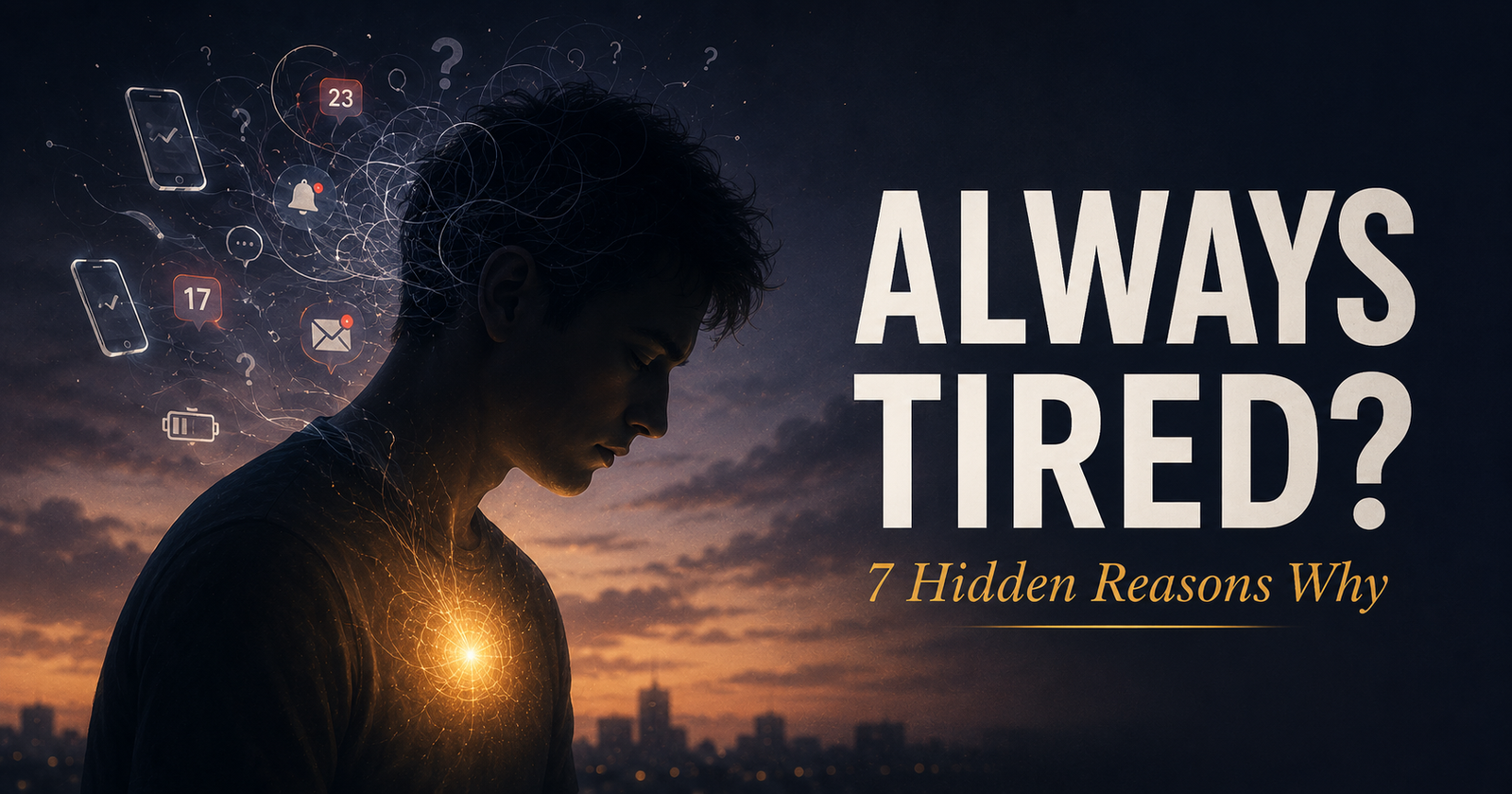 why youre always tired - hidden reasons backed by science
