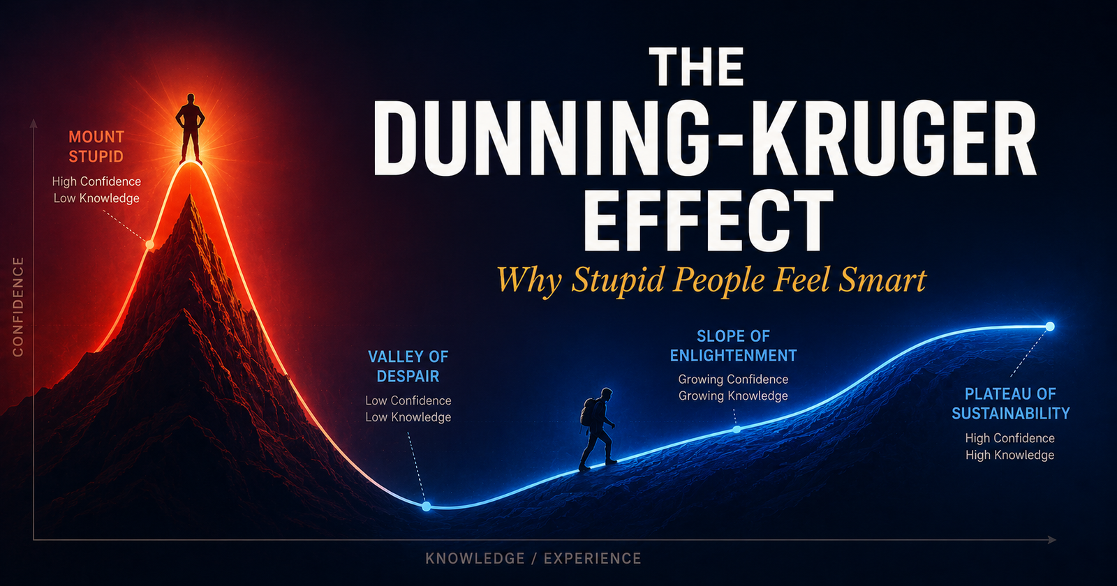 overconfidence is a sign of dunning kruger effect