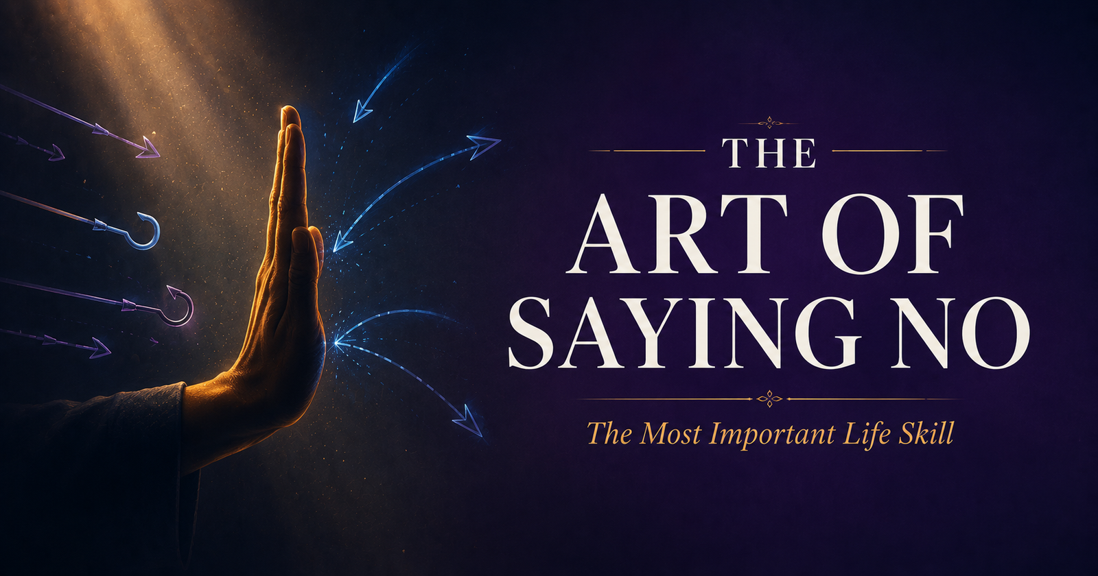 art of saying no with calm confidence